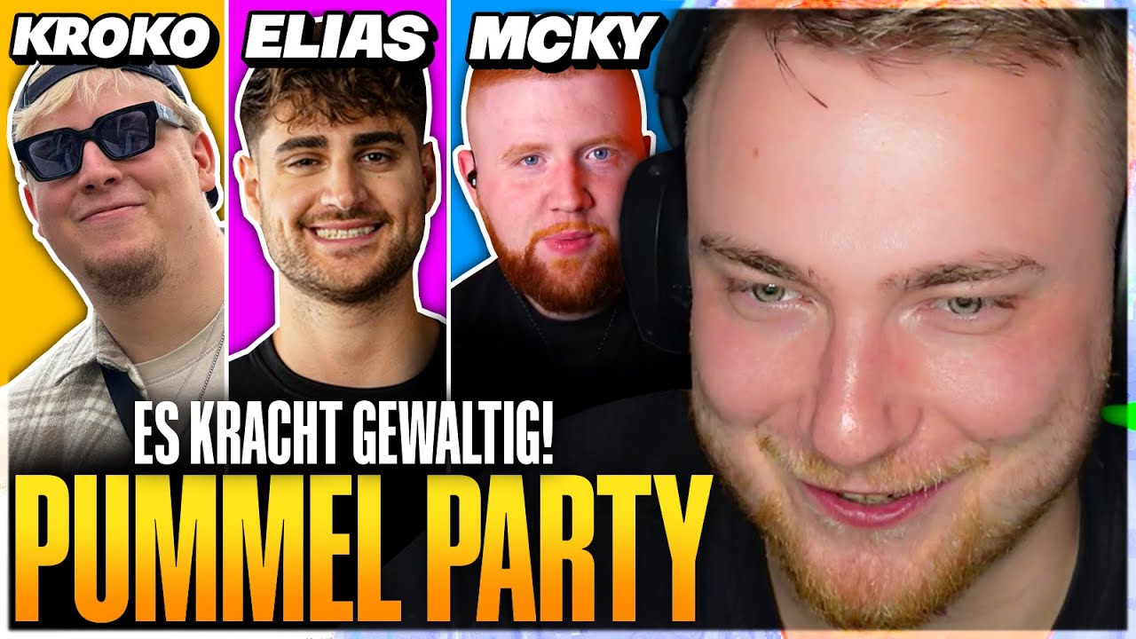 JEDER VERARSCHT DEN ANDEREN! 🏆🥵 Pummel Party vs Eli, Kroko, Mcky & Jussef 🤑 | SolutionPlayz