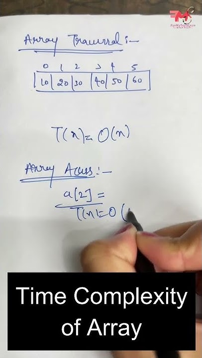 Time Complexity of Array- Traversal & Access Operation #shorts # ...