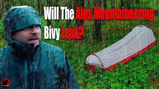 Will This 120 Stealth Bivy Tent Leak? - Alps Mountaineering Stealth 1 Bivy Tent Rain Test