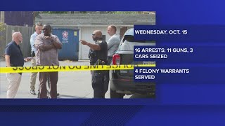 Cleveland crime initiative leads to 16 felony arrests, 11 firearms seized
