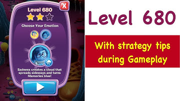 Inside Out Thought Bubbles - Level 680 - Tips and Strategy Gameplay Walkthrough No Boosters