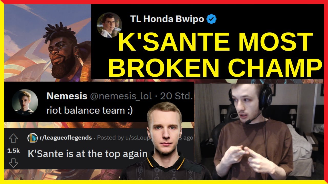 Nemesis COMPLAINS about K'SANTE (feat. Bwipo, Jankos)