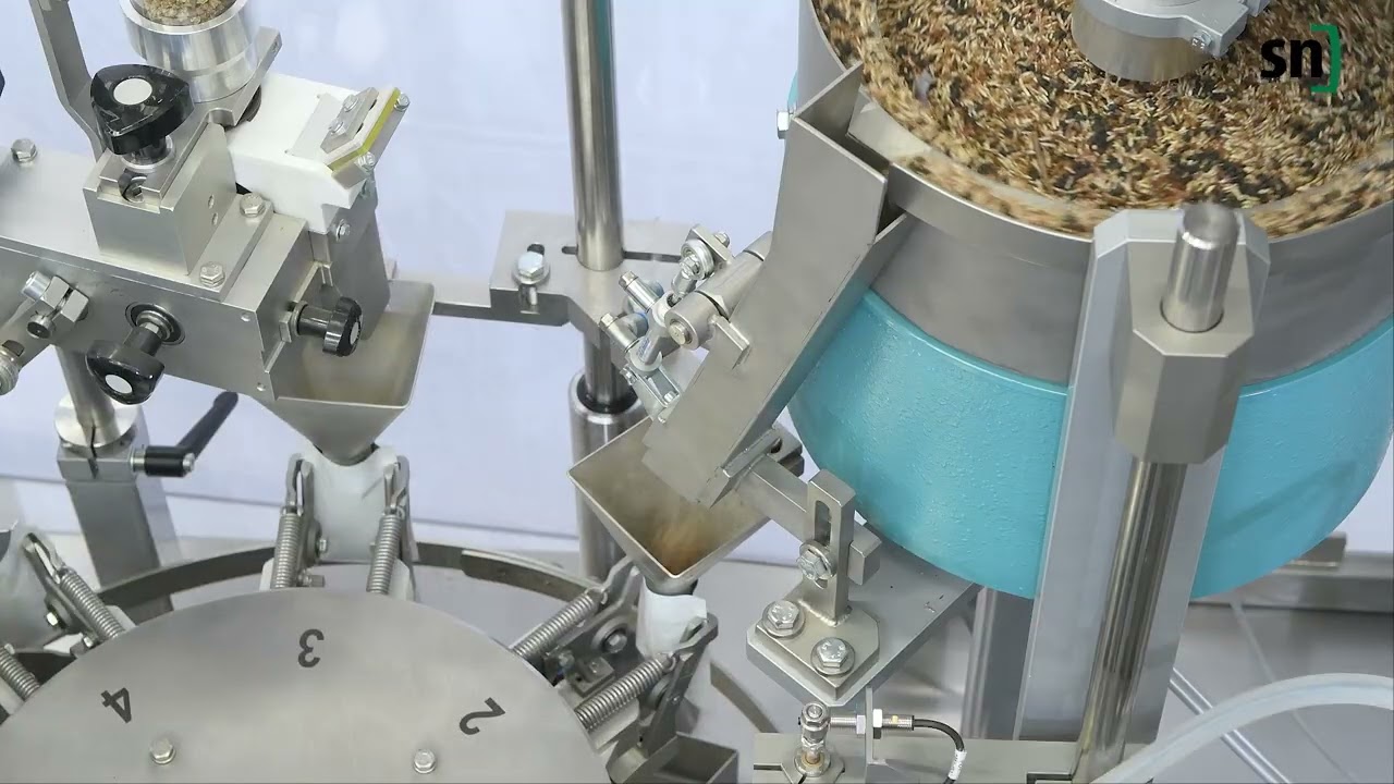 Seed Foil and Paper Packet Filling