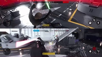 Star Wars Battlefront ~ Darth Vader vs Luke Skywalker (Splitscreen Fun with Brother)
