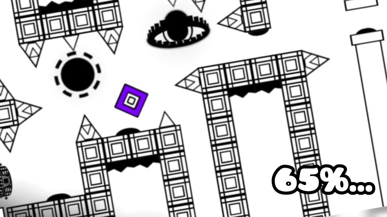 [Mobile 60fps] Heavens Door 65% | Geometry Dash 2.2 | Gbren