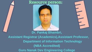 One-Day International Webinar on "Need and Significance of Outcome-based Education"