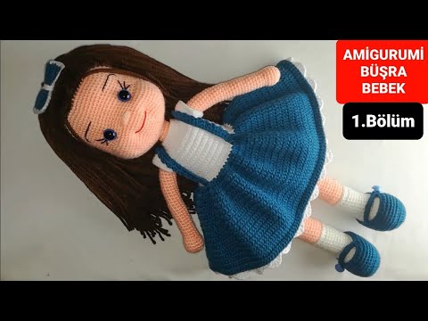 Amigurumi Büşra Bebek Yapımı - Bacak Yapılışı 1/7 (Gül Hanım)