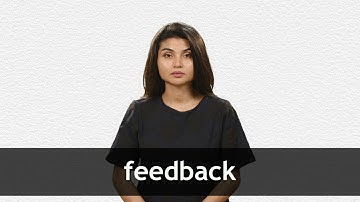 How to pronounce FEEDBACK in American English