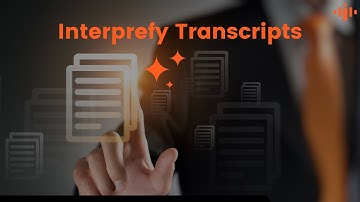 Interprefy Transcripts - Start turning spoken moments into lasting value