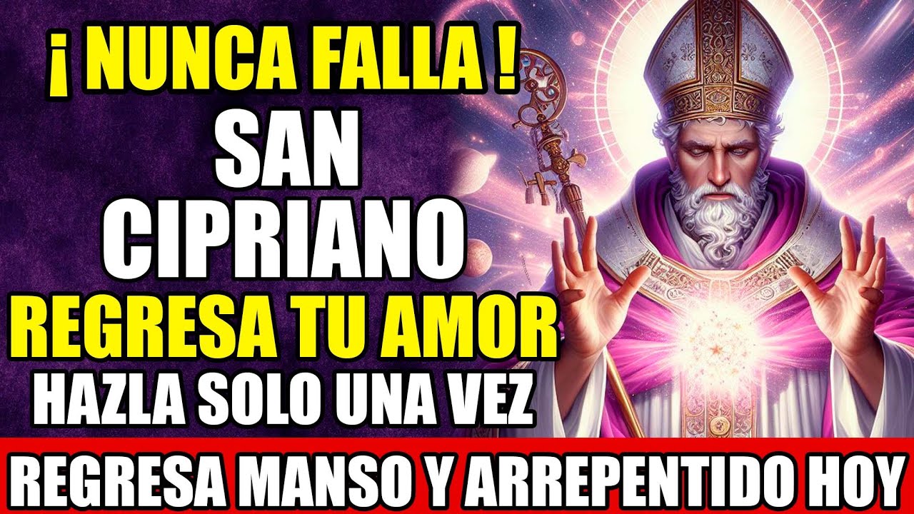 PIDE HOY tu milagro de amor SAN CIPRIANO ORACIÓN ESPECIAL PARA EL ...
