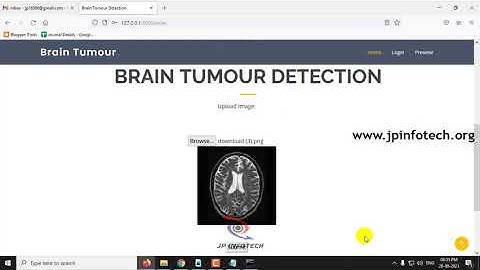 Brain Tumour Detection Using Deep Learning | Python IEEE Final Year Project
