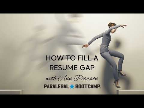 How to Fill That Resume Gap