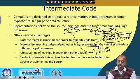 Lecture 50: Intermediate Code Generation