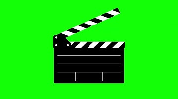 Clapperboard Green Screen