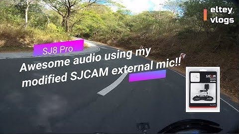 SJCAM EXTERNAL MIC PROBLEM, FIXED!! | LEGIT!! | RAW AUDIO