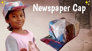 How to make Newspaper cap Step by step || Craft Office || Paper Hat
