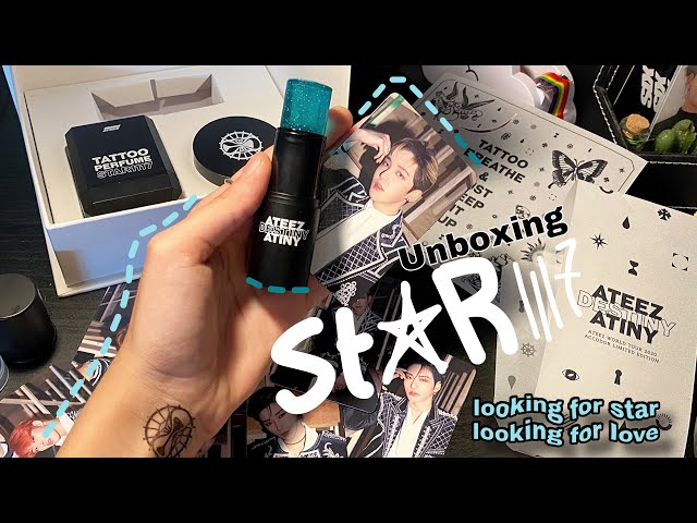 ATEEZ (에이티즈) limited edition Star1117 perfume unboxing - YouTube
