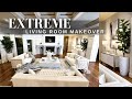 EXTREME LIVING ROOM MAKEOVER 2023 | Home Decor Living Room Makeover
