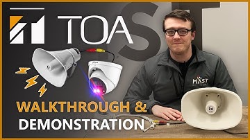 How to SUPERCHARGE your Sirens & Two-Way Audio with a TOA Horn Speaker | Walkthrough & Demonstration