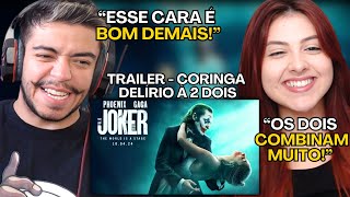 ARREPIOU! REACT CORINGA: DELÍRIO A DOIS | TRAILER TEASER OFICIAL