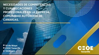 Presentación del informe de Necesidades de competencias y cualificaciones profesionales