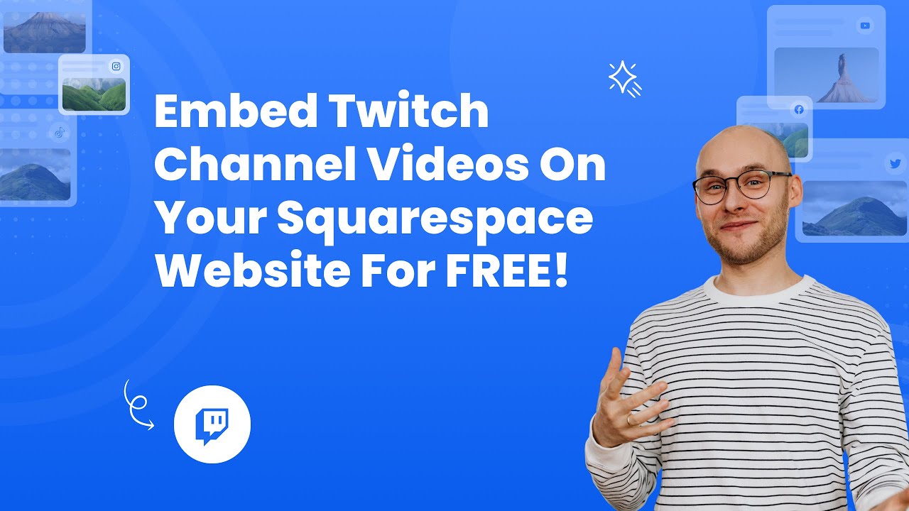 How to embed Twitch channel videos on Squarespace? 