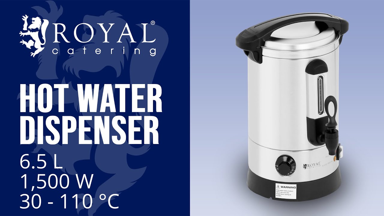 Royal Catering Hot water dispenser - 20.5 l - 2500 W - stainless steel -  two-walled 10011697 RC-WBDW20 - merXu - Negotiate prices! Wholesale  purchases!