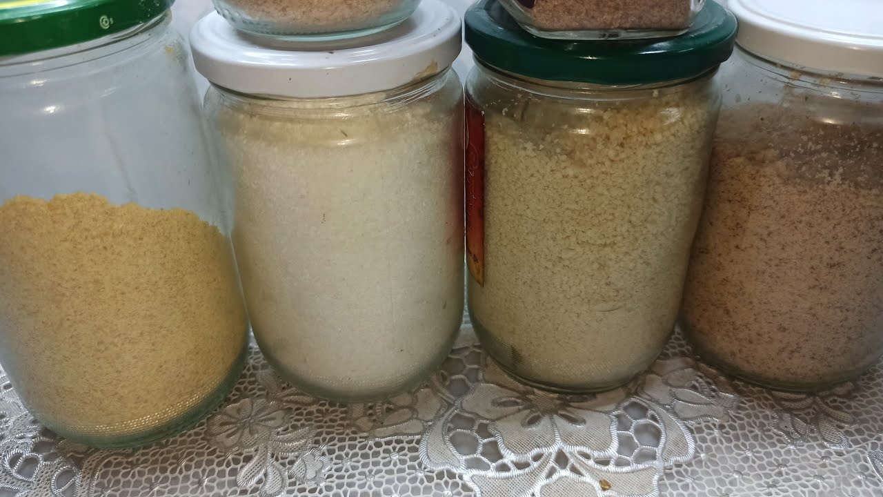 طريقة عمل كل انواع الدقيق #لمرضى السكري#لحساسية الجلوتين #للكيتو#اللوكارب  بسهولة واحتراف وبلاغش 👍🏼