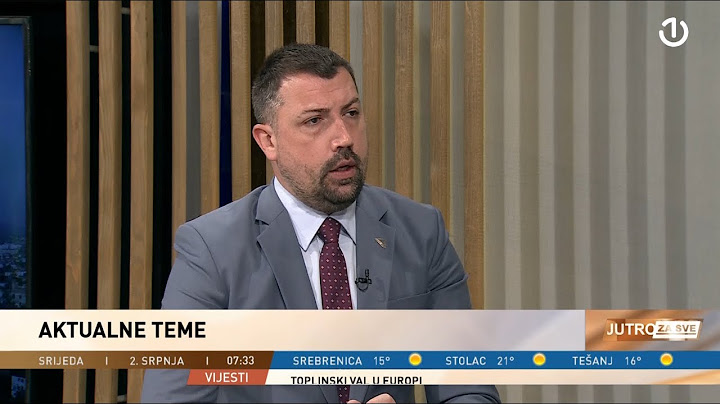 Haris Plakalo gost u Jutru za sve