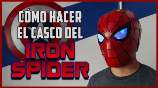 Cómo Hacer El Casco De IRON SPIDER - DIY - Máscara de SPIDER-MAN de CARTÓN (Spider- Man No Way Home)
