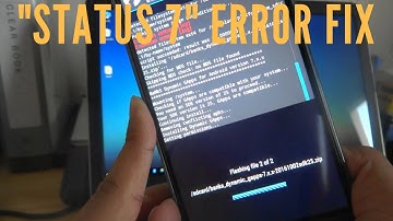 How to Solve Status 7 Error when installing custom rom ( LG G3 CyanogenMod 14.1 )