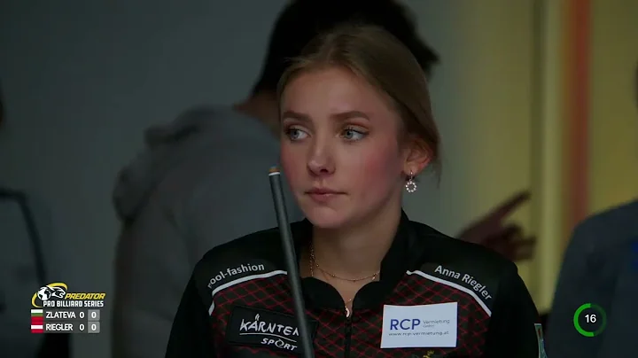 K. ZLATEVA vs. A. RIEGLER  10-BALL  2022 Predator ...