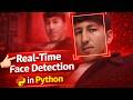Real-Time Face Detection Using Python 😱 | Live AI Project 🚀