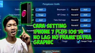 CARA SETTING IPHONE 7 PLUS ALL GAME NO LAG NO FRAME screenshot 2