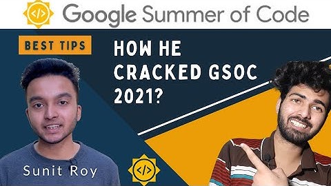 How he cracked GSOC? Step by Step Explanation | How to Prepare for GSOC? What is GSOC? Sunit Roy