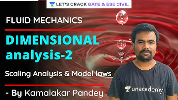DIMENSIONAL analysis-2 | Fluid Mechanics | GATE 2021 | Kamalakar Pandey