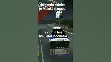 🚌 Unbelievable! TSRTC Bus 200+ Speed Till End | Bus Simulator Indonesia #trend