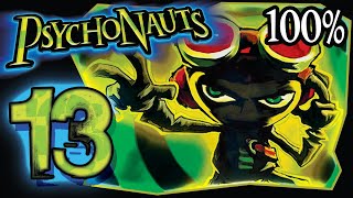 Psychonauts Walkthrough Part 13 (PS4, XBOX, PC) 100% Final Boss + Ending