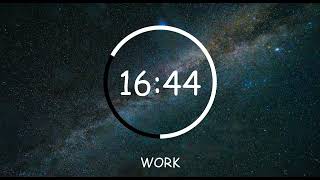 DO THE WORK | 1 Hour Quiet Pomodoro (25/5) Deep Focus Timer