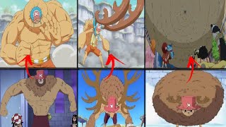 Todas as transformações de Chopper em One Piece - Critical Hits