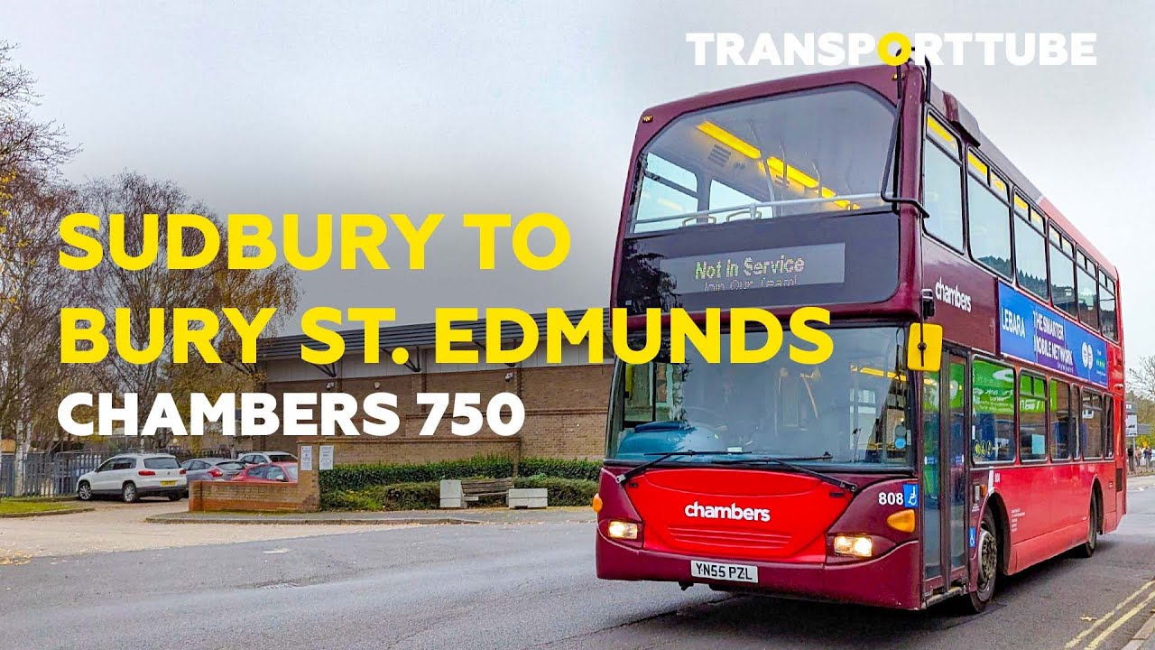 Sudbury to Bury St. Edmunds • Chambers Route 750 • Realtime