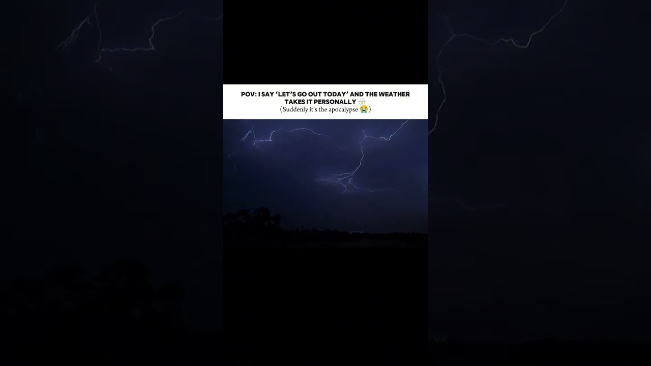 The weather spawned a boss fight ⛈️💀 #shorts #relatable #shortsfeed #aesthetic #trending #fyp