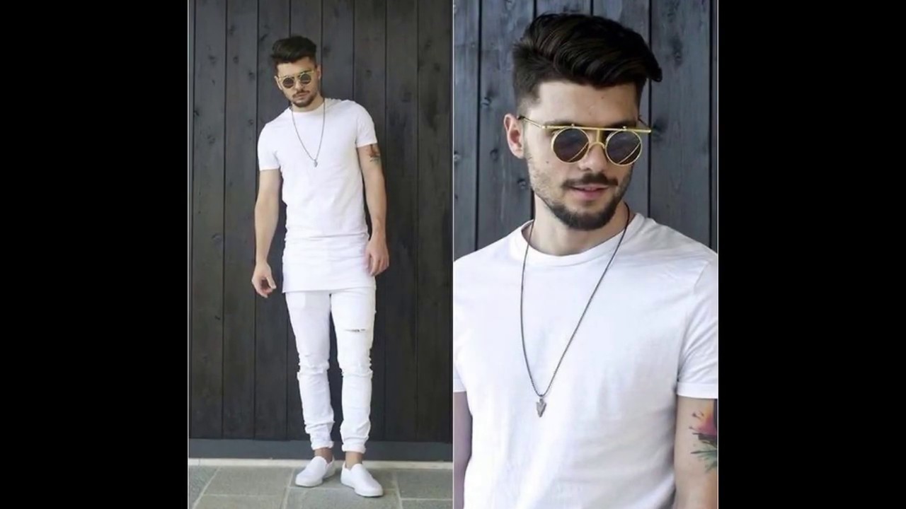 hombre de moda todo blanco 2019 - YouTube