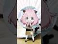 【stop motion】Anya's badge【SPY×FAMILY】#shorts #funny