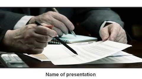 Sign Here PowerPoint Template by PoweredTemplate.com