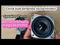 Yang suka sound mini wajib punya ni,si imut 2 inch #miniatursoundsystem