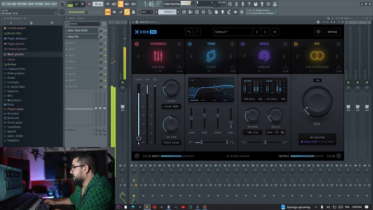 Free Vocal Mix Tutorial with only one Plugin XVOX Pro. شرح مفصل لمكس الصوت   ببلاجن واحد بالمجان