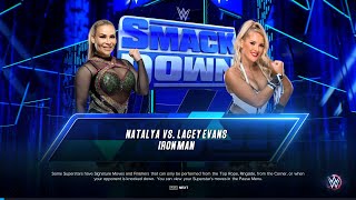 #WWE2k23 woman SmackDown (первый тур первый бой) бой между Natalya - Lacey Evans