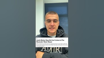 WHEN THE WEEKND DISSED JUSTIN BIEBER😳 #shorts