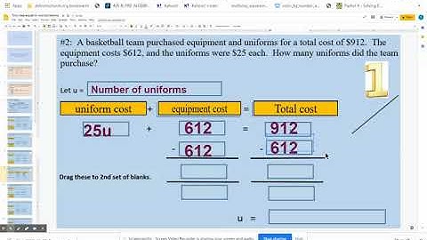 two step word problems google slides slide 9